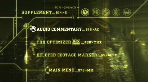 Image result for Alien DVD Menu
