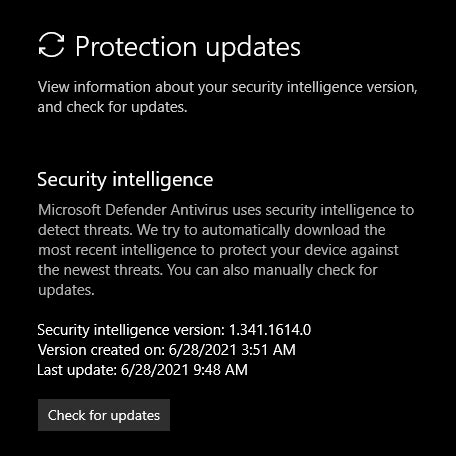 Install Windows Defender Update 的图像结果