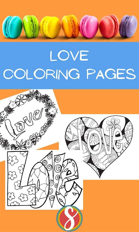 Free Love Coloring Pages — Stevie Doodles