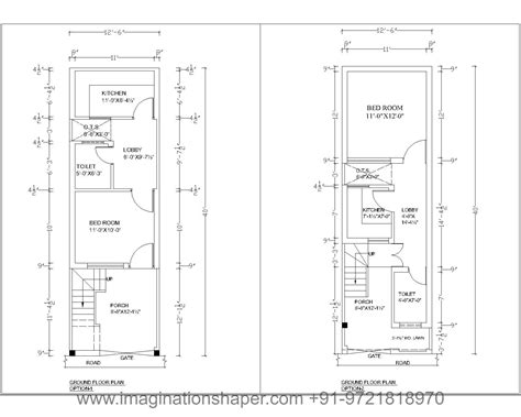 500 sq ft house plans | Custom Design by Imagination Shaper — 40ft × ...