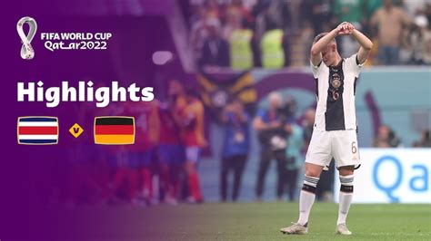 Costa Rica v Germany | Group E | FIFA World Cup Qatar 2022™ | Highlights
