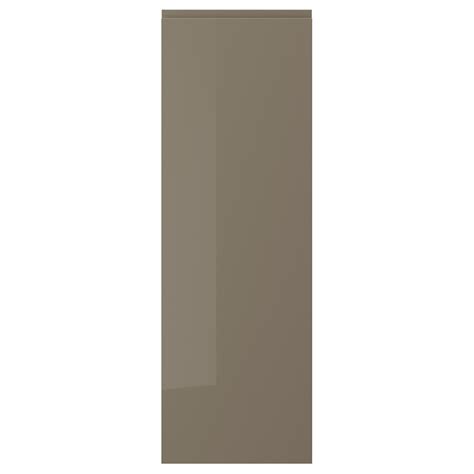 VOXTORP door, high-gloss dark grey-brown, 40x120 cm (153/4x471/4") - IKEA