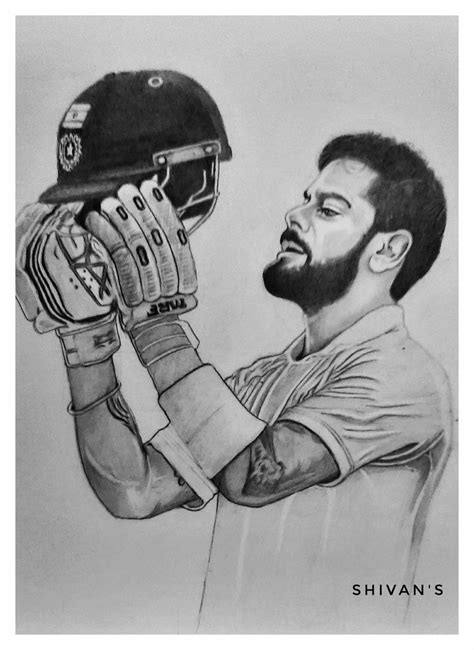 Sketch Of Virat Kohli