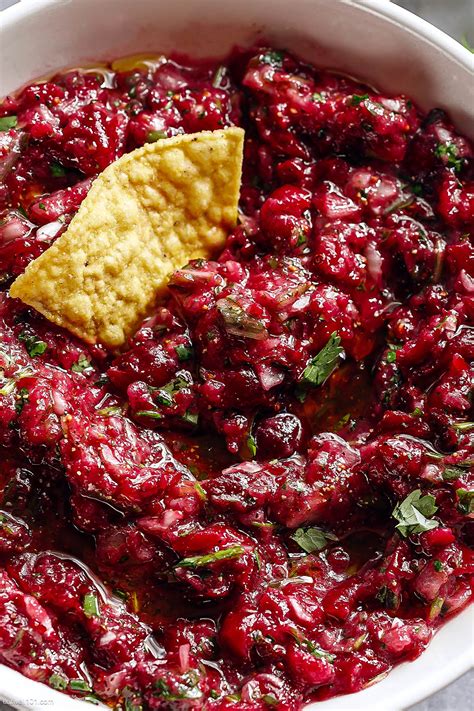 Cranberry Dip Recipe – Fresh Cranberry Salsa — Eatwell101