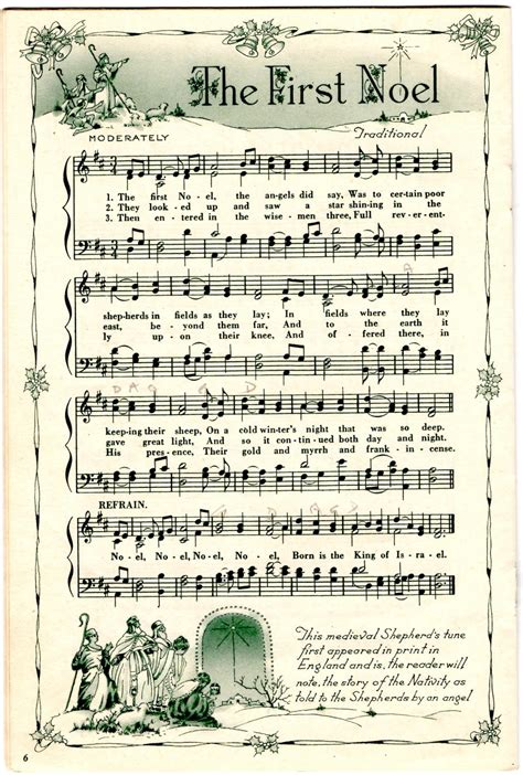 Free Printable Christmas Sheet Music For Crafts - Free Printable Templates