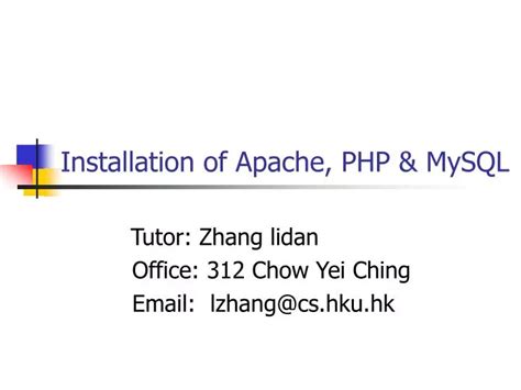 Apache MySQL PHP Installation 的图像结果
