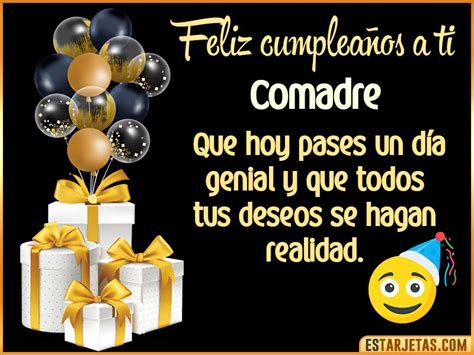 Feliz Cumpleaños Comadre. Imágenes, Gif ,Tarjetas y Mensajes