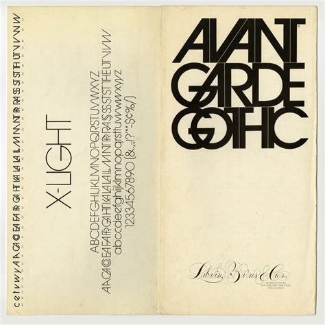 Avant Garde Gothic | DAYLIGHT FONTS