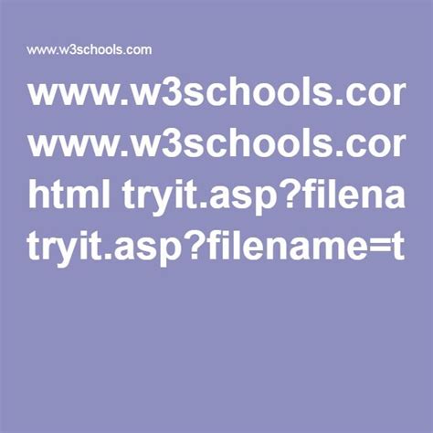 Image result for Tryit Editor HTML