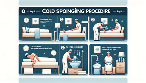 Explain Cold Sponging Procedure And Tepid Cold Sponging