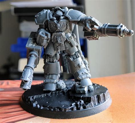 My Grey Knight Dreadnought Digital Kitbash using Tinkercad. : Grey_Knights