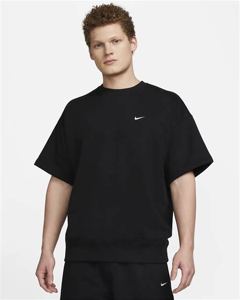 Nike Solo Swoosh Men's Short-Sleeve French Terry Top-XTRA LARGE-DX0880-010 - Walmart.com