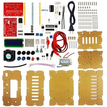 Diy 0-28v adjustable dc power supply kit short circuit protection lcd ...