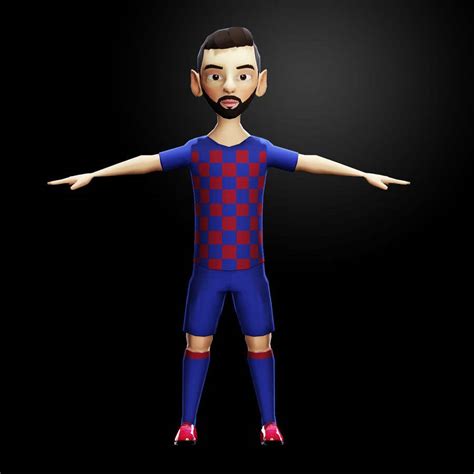 Create low poly 3D model of Lionel Messi | Freelancer