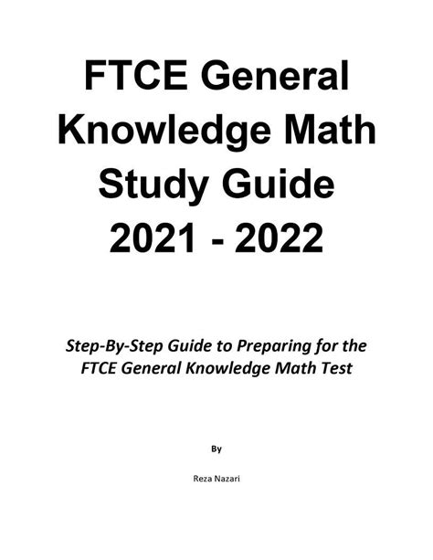 FTCE General Knowledge Math 的图像结果