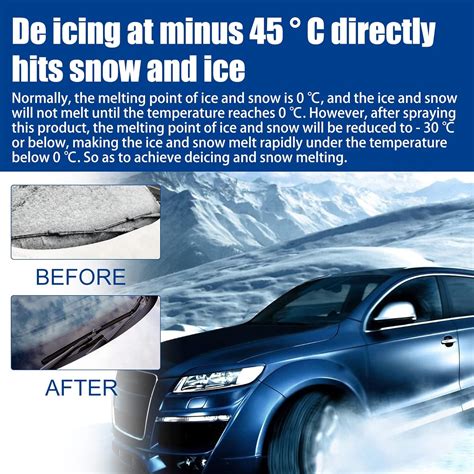 Review Car Windshield De-icer Snow Melting Spray Deicing Agent Fast Ice ...