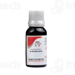 Repl Dr Advice No 8 Albuminuria Drop 30 Ml - Uses, Side Effects, Dosage ...