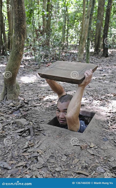 Cu Chi Tunnels, Vietnam editorial image. Image of vietnam - 136746030