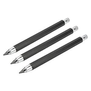 Mechanical Carpenter Pencil, Easy Drawing Iron Graphite 3Pcs Marker ...