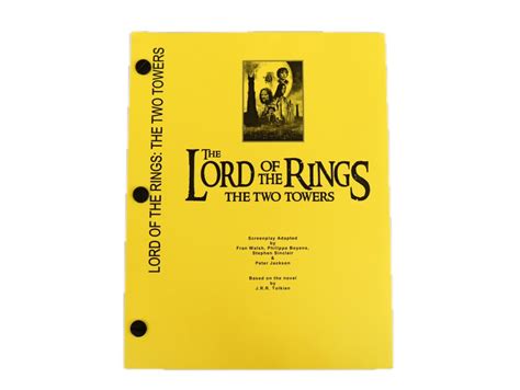 Image result for Lotr Script