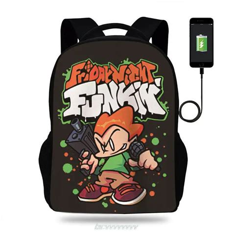 Anime FNF 3D Print Backpack School Bag – CRAZE