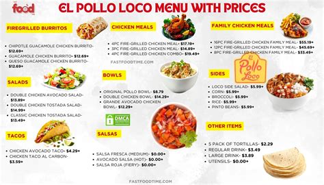 El Pollo Loco menu With Prices | Order Online Delivery