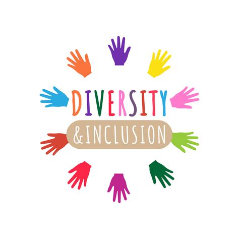 diversidad y inclusión logo con mano vistoso logo, símbolo de armonía y ...