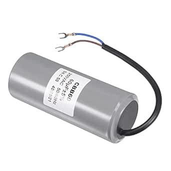 YOKIVE CBB60 Run Capacitor, 250V AC 60uF 50/60Hz with 2 Wires Lead Run ...