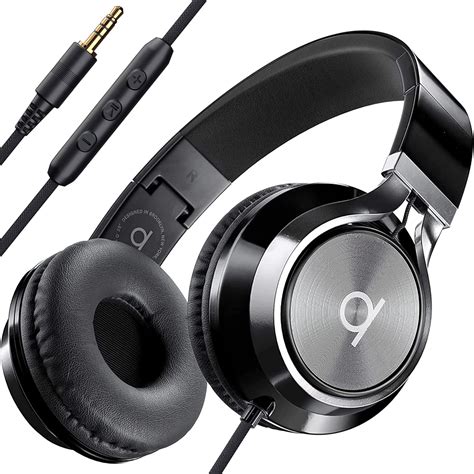 ARTIX CL750 Wired Headphones with Microphone - On Ear Headphones Noise ...