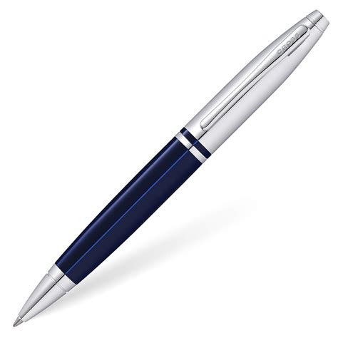 Cross Calais Chrome Ball Pen, Blue : Amazon.in