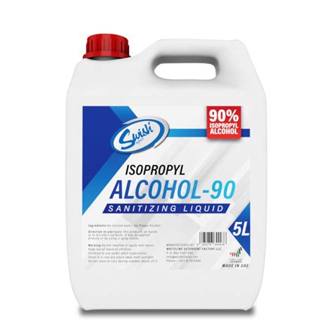 Buy Swish Super (R) Sanitizing Liquid (Isopropyl Alcohol 90%) 5 Litre ...