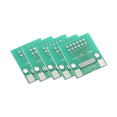 uxcell FPC 12PIN 0.5 / FPC 12PIN 1 to DIP Adapter PCB Board SMD ...
