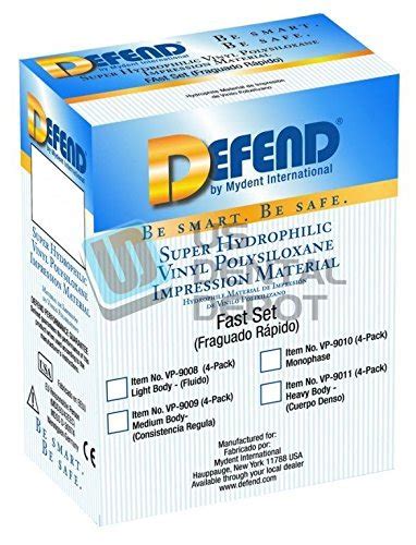 DEFEND- VPS Light Body Reg-Set 4 x50ml Cartridge/Kit - Mfg # 111376 Us ...