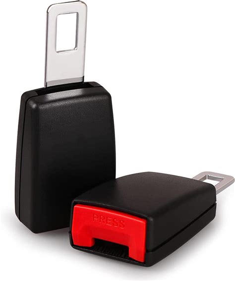 "2PCS Auto Seat Belt Extender, Original Car Buckle (7/8"" Tongue Width), Easy Install, Drive in ...