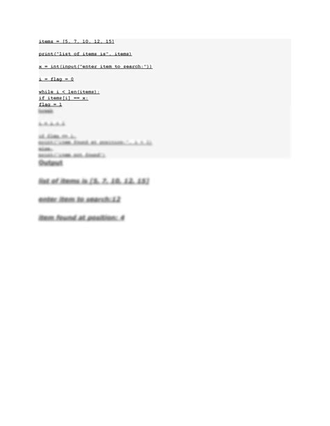 Image result for Python Linear Search Program with Functions
