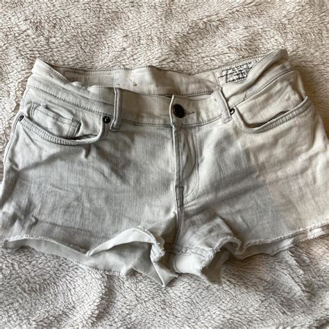 All Saints white mini shorts. Really cute. Says... - Depop