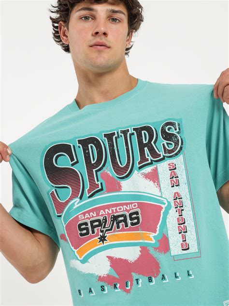 San Antonio Spurs T-Shirt in Aqua - Glue Store
