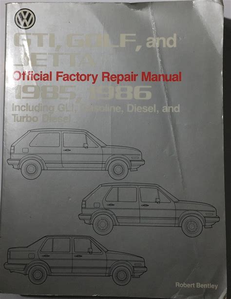 Buy Volkswagen GTI, Golf, and Jetta official factory repair manual ...