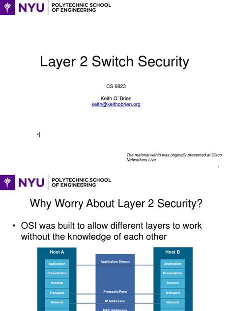 Layer 2 Switch Security | PDF | Ip Address | Osi Protocols