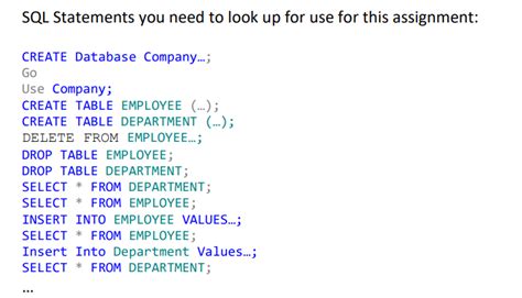Image result for Company SQL Database