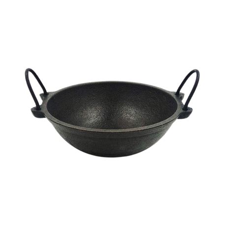 PRE-SEASONED TRADITIONAL CAST IRON KADAI FOR HEALTHY COOKING | IRUMBU ...