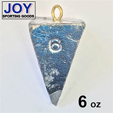 Pyramid 6 Oz 5 Pcs Fishing Sinker Lead Weight | Desertcart INDIA