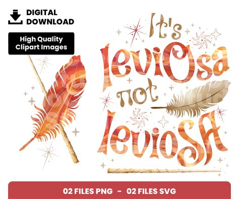 02 Clipart - It's Leviosa Not Leviosa Png, Harry Potter Png, Harry ...