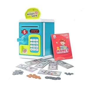 IniRu Sensor ATM Piggy Savings Bank with Electronic Password Lock and ...