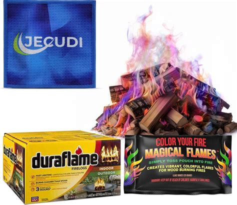 Amazon.com: Duraflamme Fire Logs – 4.5lbs Fire Starter Logs Pack with ...