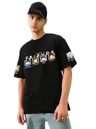 Buy Bewakoof Official Friends Merchandise Men's Graphic Printed ...