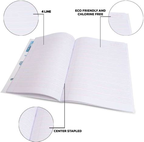 Classmate Notebook Regular Notebook Four Lines with Gap 172 Pages Price ...