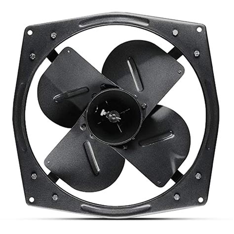 Almonard 18 inch Heavy Duty Single Phase (1400 RPM) Exhaust Fan, black ...