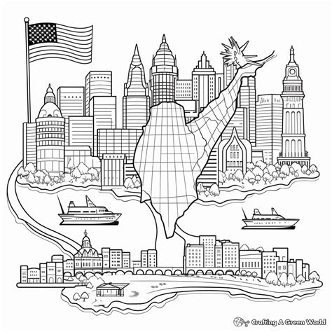 Colouring Pages Printable Usa