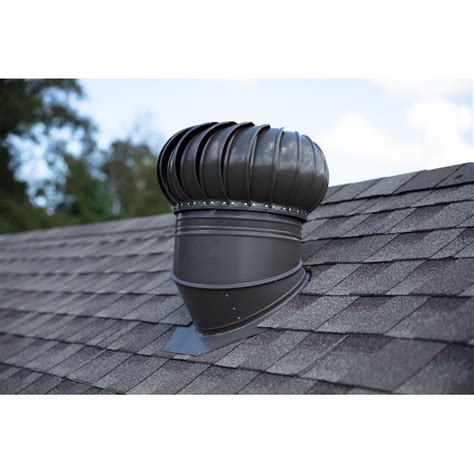 Master Flow Weathered Wood 14-in Aluminum Internally braced Roof ...